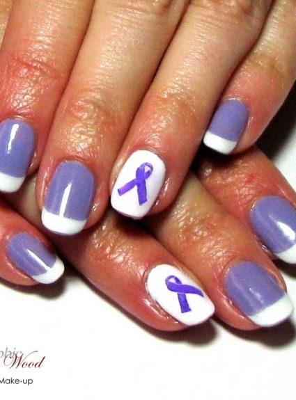 November Awareness Nail Art Tutorial