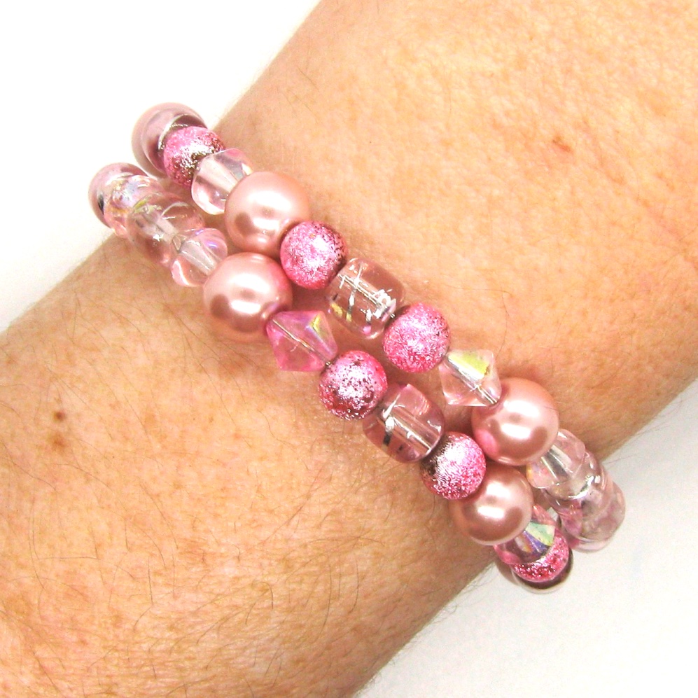 Pink Miracle Wire Bracelet - Image 3