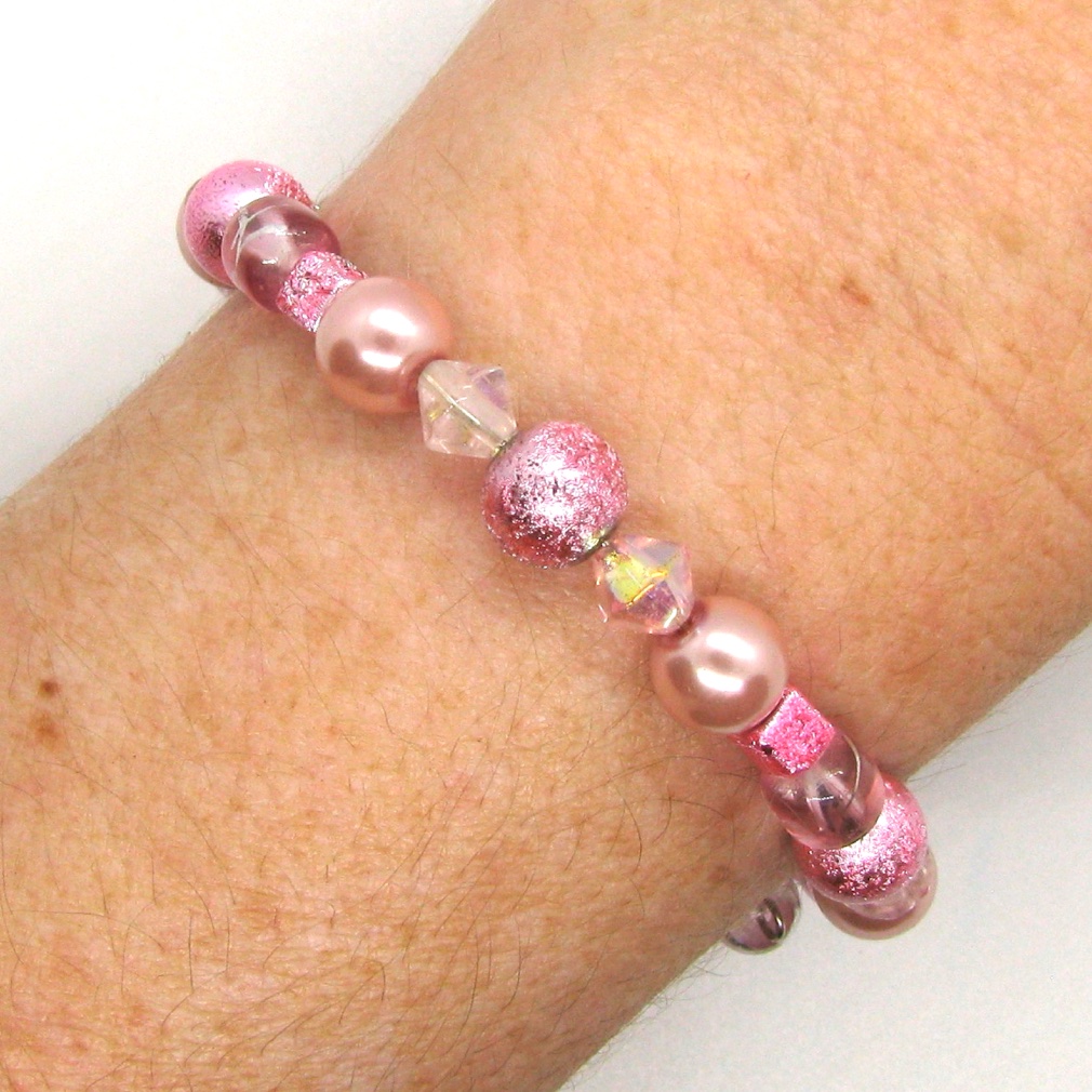 Pink Miracle Wire Bracelet - Image 4