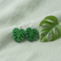 Monstera Leaf earrings - Assorted Colours