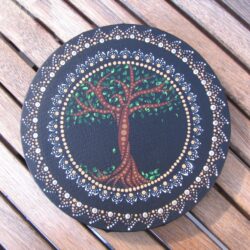 Painted Canvas - Tree Dotted