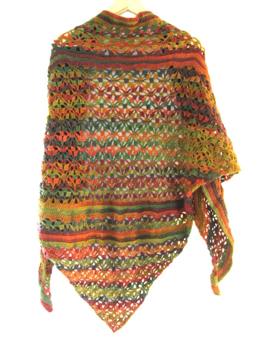 Triangular Autumn Shawl - Image 4