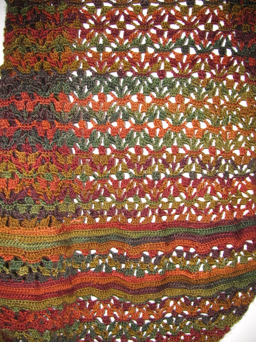 Triangular Autumn Shawl - Image 5