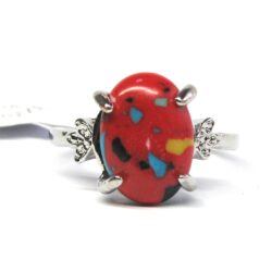 Red Chunky Rings
