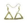 Glitter earrings - Triangle (all colours) - Image 2