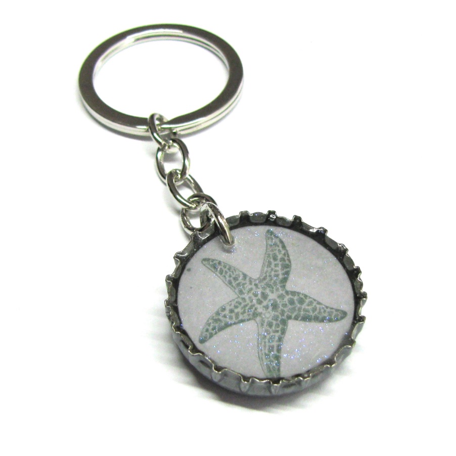 Bottle Cap Keyrings