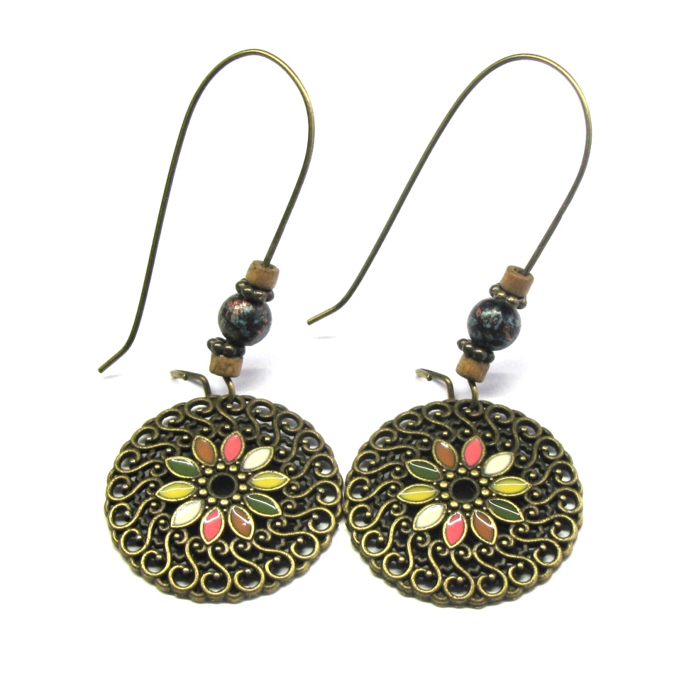 Boho Autumn Earrings