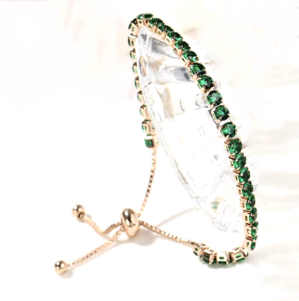 Emerald Green Tennis Bracelet