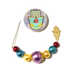 Ohm & Hamsa Needle Minders with Froggers