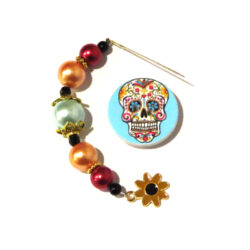 Sugar Skull Needle Minders with Froggers