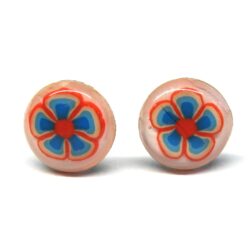 70s inspired Floral Studs