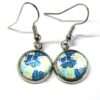 Monstera Cabochon - Blues - Image 2