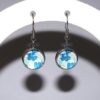 Monstera Cabochon - Blues - Image 3