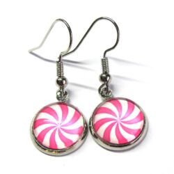 Candy Cane Cabochon - Pink