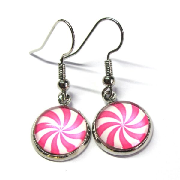 Candy Cane Cabochon - Pink