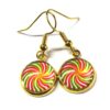 Candy Cane Cabochon - Red & Green - Image 2
