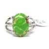 Green Marbled Chunky Ring - Image 2