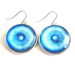 Dandelion Cabochon - Mid-Blue