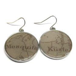 Map earrings - Mosquito Küste (Coast)