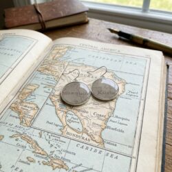 Map earrings - Mosquito Küste (Coast)