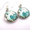 Monstera Cabochon - Pink & Green - Image 2