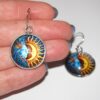 Sun & Moon Cabochon - Blue & Orange - Image 3