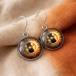 Sun & Moon - Brown & Orange