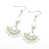 Teardrop Pearl Peyote Fan - Silver - Image 2