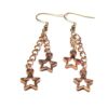 Rose Gold Star Charms on Chain - Image 2