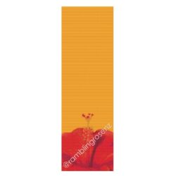 Hibiscus Flower Bookmark