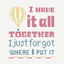 Forgot Where I Put It