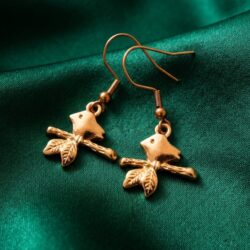 Bird Charm earrings