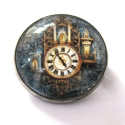 Grandfather Clock Brooch