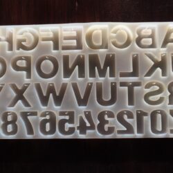 Alphabet Key Chain Resin Mould