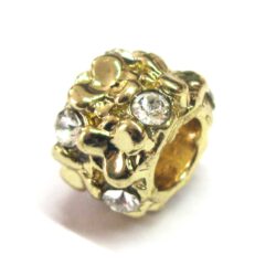 Gold Zirconia Charm