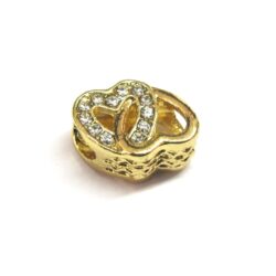 Interlinked Hearts Charm