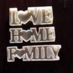Word Resin Moulds