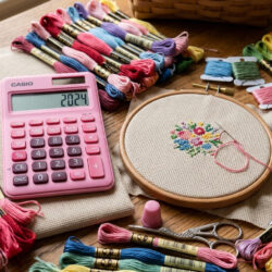 Calculator for fabric and floss
